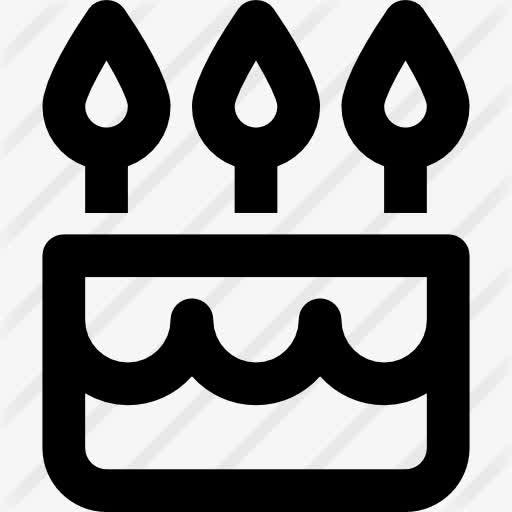 生日蛋糕图标