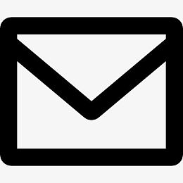 新的电子邮件界面符号封闭信封后面图标