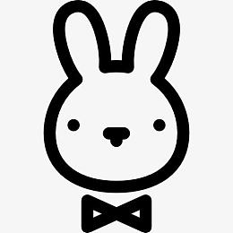 复活节兔子图标