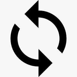 圆形逆时针箭头图标