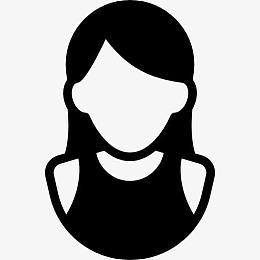 长头发的女孩图标