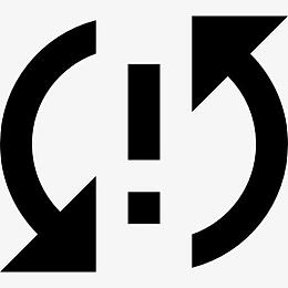 刷新与感叹图标