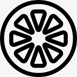柠檬片图标