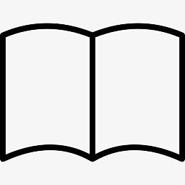 打开书图标