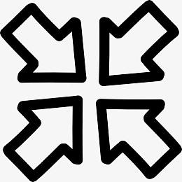 加入四箭手绘轮廓图标