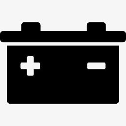 电池的正负极符号图标