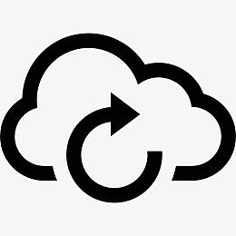 更新的云图标