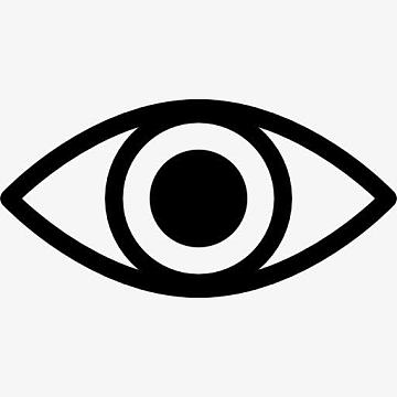 眼睛变大的瞳孔图标