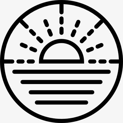 日落图标