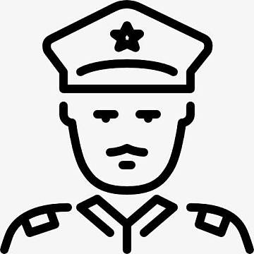警察头像素材-警察头像图片元素-觅元素