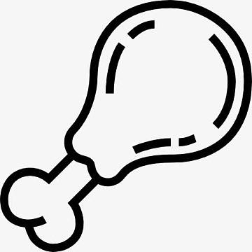 火鸡腿素材_火鸡腿图片元素-觅元素