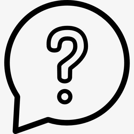 问题的通知气泡轮廓图标免抠素材免费下载_觅元素51yuansu.com