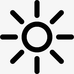 明媚的阳光图标
