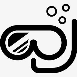 潜水面罩图标