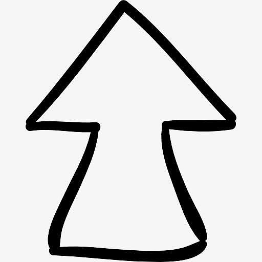 向上箭头图标