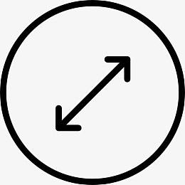 双箭头斜了一圈图标