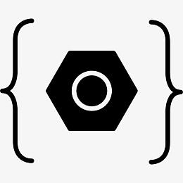 打开和关闭的括号内附六图标