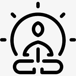 冥想图标