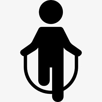 男子跳绳图标