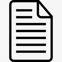 文本文件列出了符号图标