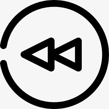 png倒片按钮图标png倒带的圆形按钮图标png倒放的水杯png倒带的象征