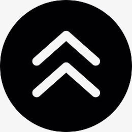 箭在一个圈内指出图标