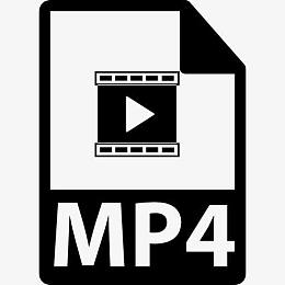 MP4文件格式的符号图标