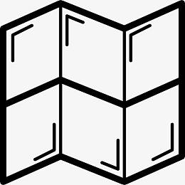 折叠小册子图标