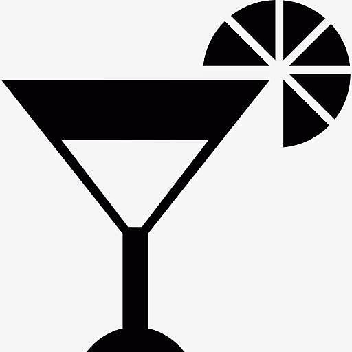 Cocktail Glass用橙子片图标