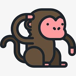 猴子图标