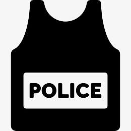 警察背心图标