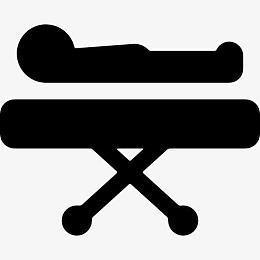 病人在担架图标