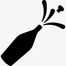 开瓶香槟图标