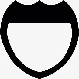 警方的金属板图标