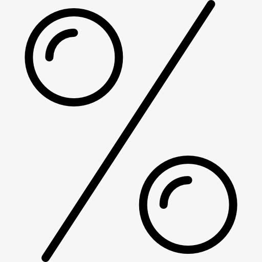 百分比符号图标