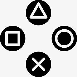 索尼PS游戏按钮图标
