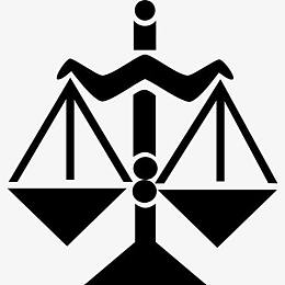 天秤平衡尺度符号图标