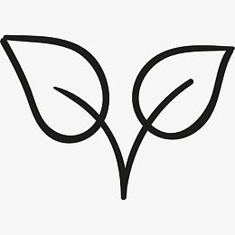 两落植物叶片图标