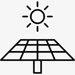 太阳能电池图标