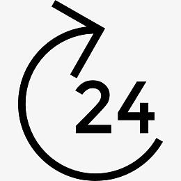 24小时图标