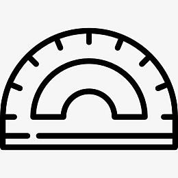 量角器图标