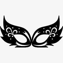 狂欢节面具的设计图标