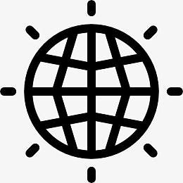 地球电网图标