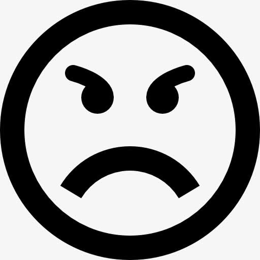 愤怒的图标