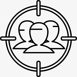 目标受众图标