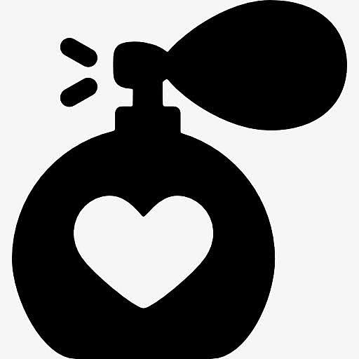 香水瓶的心图标