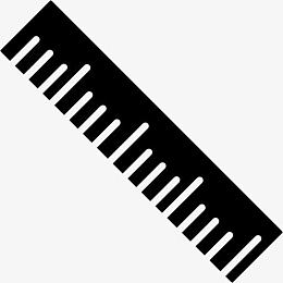 刻度尺图标