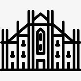 米兰大教堂图标