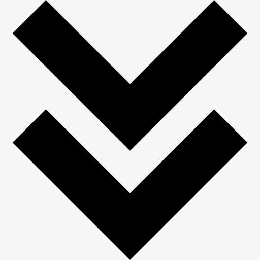 两个向下箭头图标