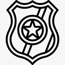 警察徽章图标